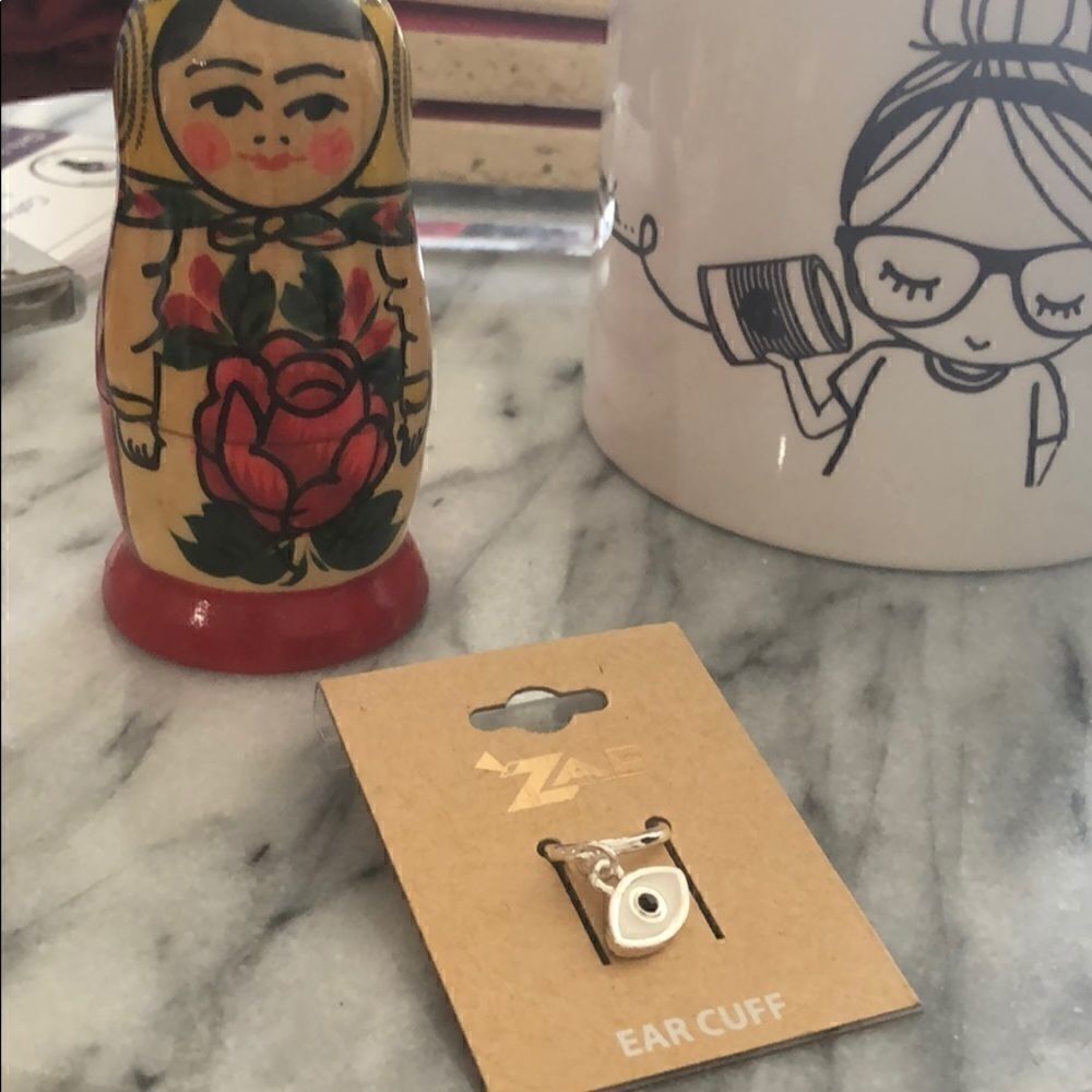 ZAD Evil Eye ear cuff